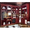 尚艺全实木定制红橡实木衣柜 实木衣帽 木书柜