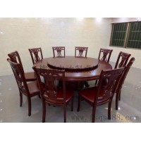 专业定制生产酒店电动餐桌 大理石电动餐桌 红木饭店餐桌椅