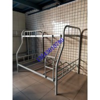 广东学校公寓床子母铁床上下铁艺床 惠州员工宿舍铁架床批发